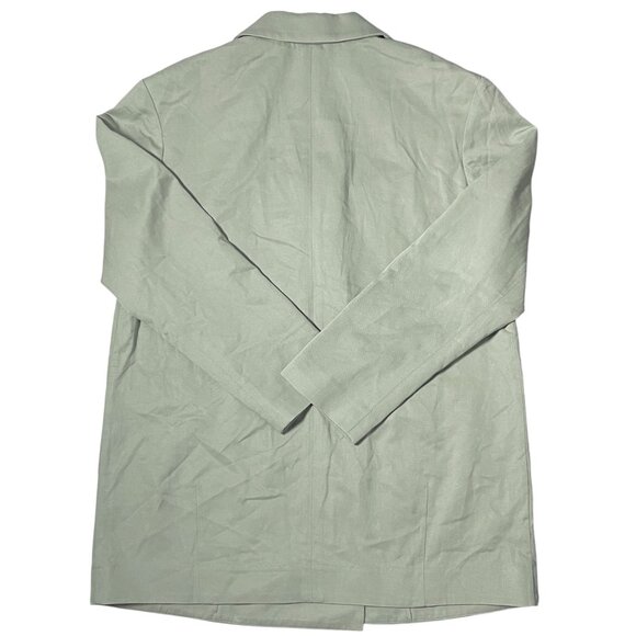 NEW Everlane The Double Breasted Blazer in Buttersmooth Womens 4 Seagrass Green - Picture 11 of 13